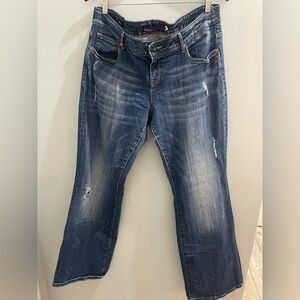 Vigoss Women's Blue Flare Jeans